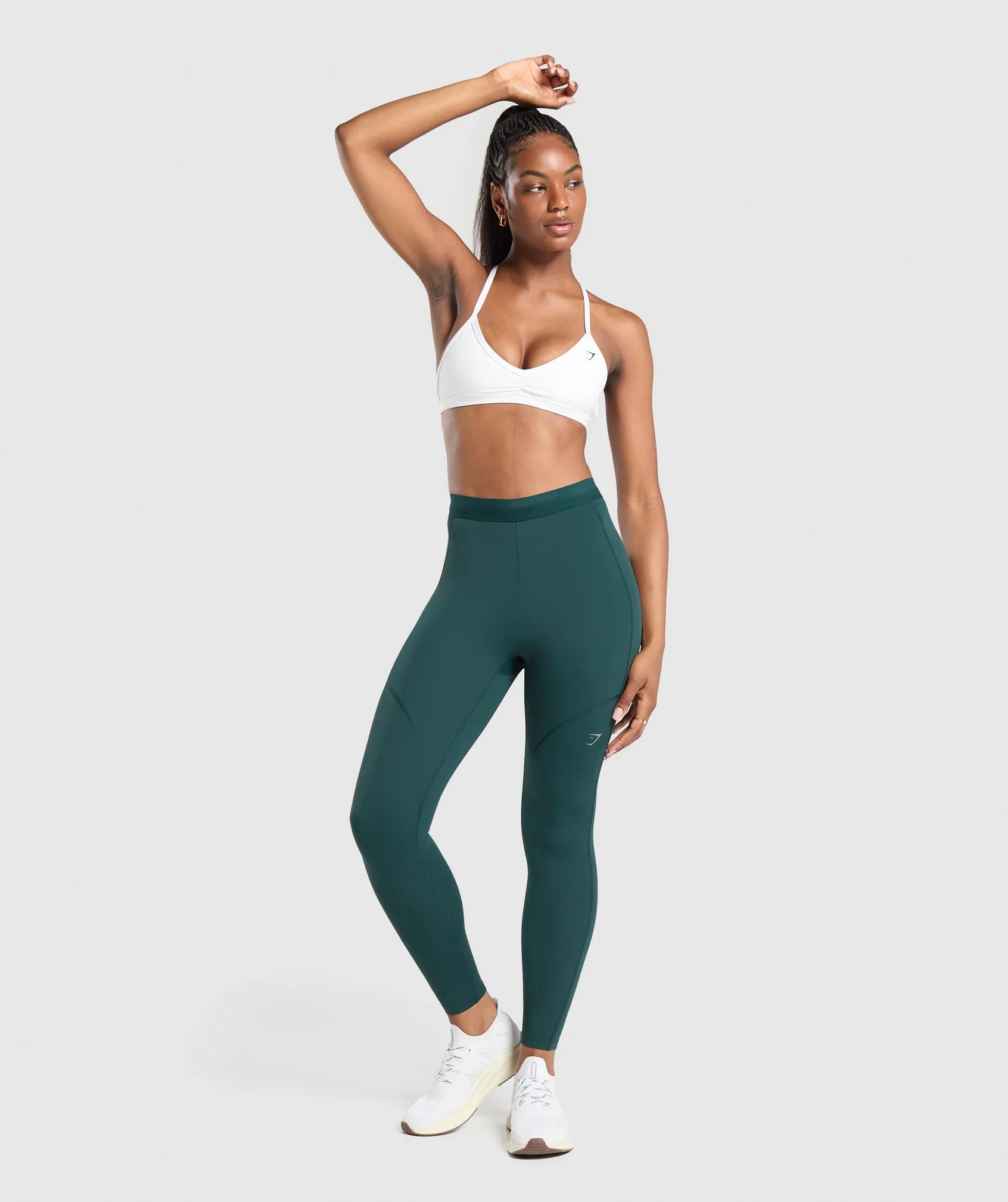 Gymshark Running Leggings - Strong Teal sold by Gymshark product image thumbnail 4