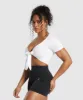 Gymshark Gains Seamless Fitted Crop Top - White sold by Gymshark