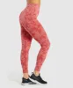 Gymshark Adapt Camo Seamless Leggings - Red sold by Gymshark