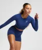 Gymshark Vital Crop Top - Stellar Blue Marl sold by Gymshark