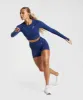 Gymshark Vital Crop Top - Stellar Blue Marl sold by Gymshark
