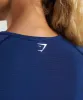Gymshark Vital Crop Top - Stellar Blue Marl sold by Gymshark