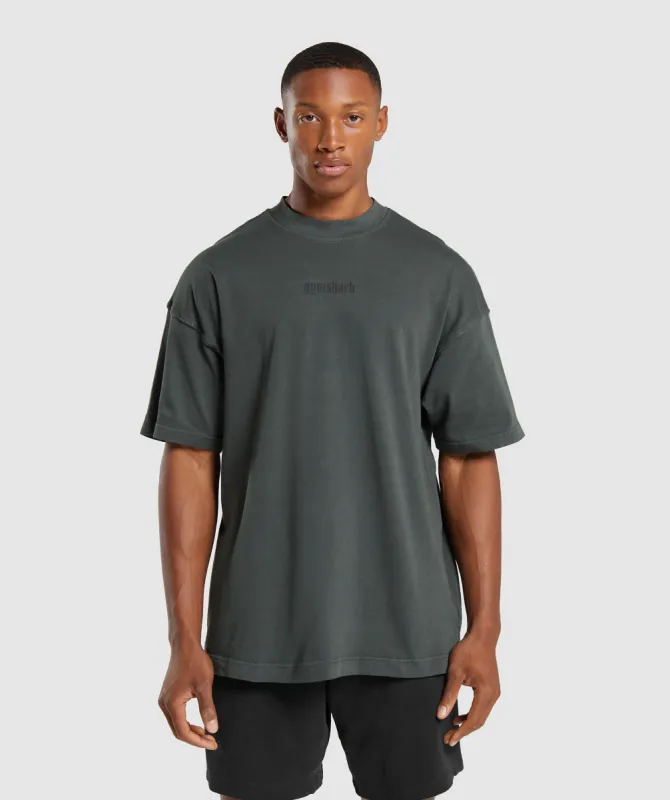 Gymshark Heavyweight T-Shirt - Deep Olive Green sold by Gymshark