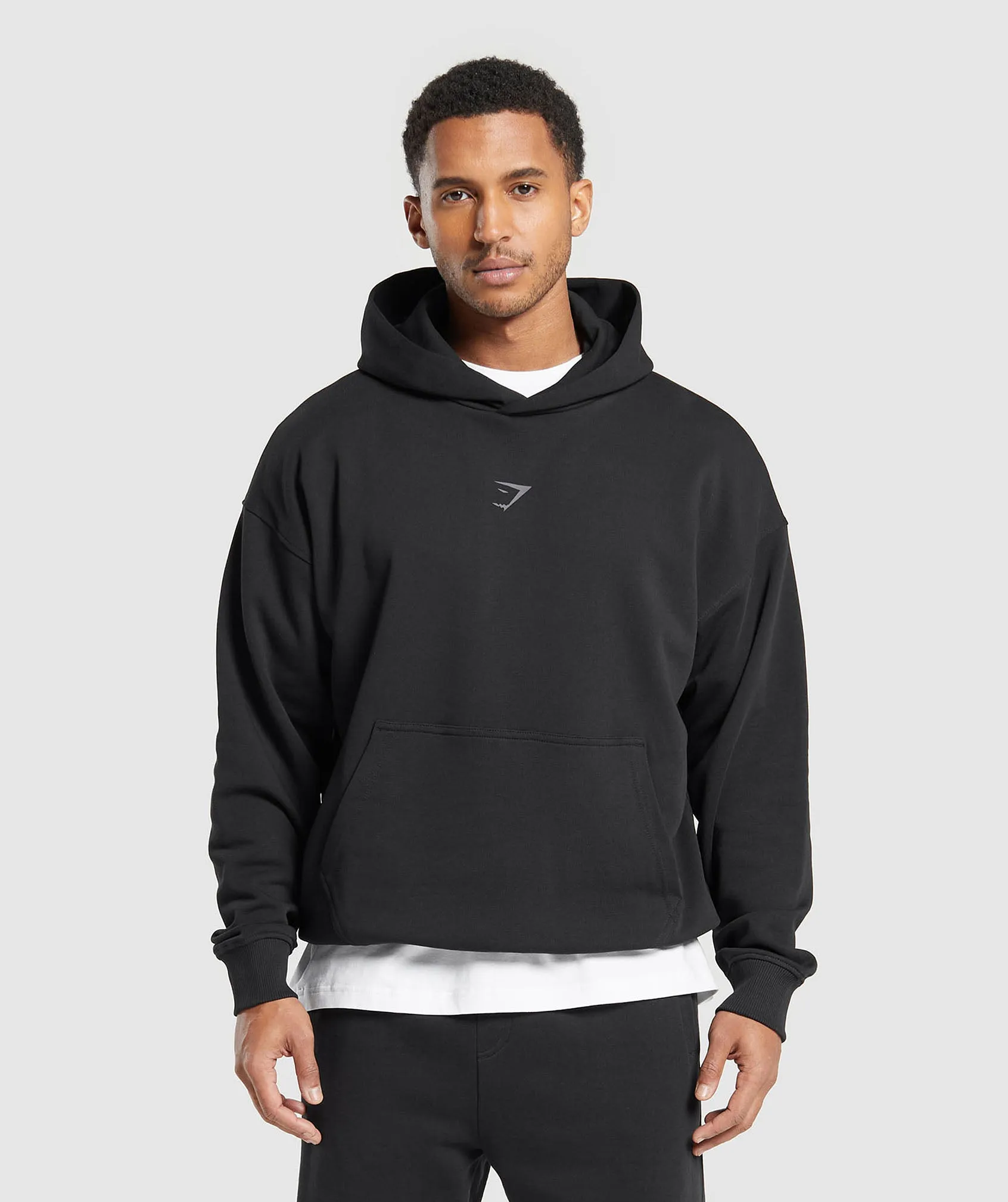 Gymshark Built in the UK Hoodie - Black sold by Gymshark product image thumbnail 2