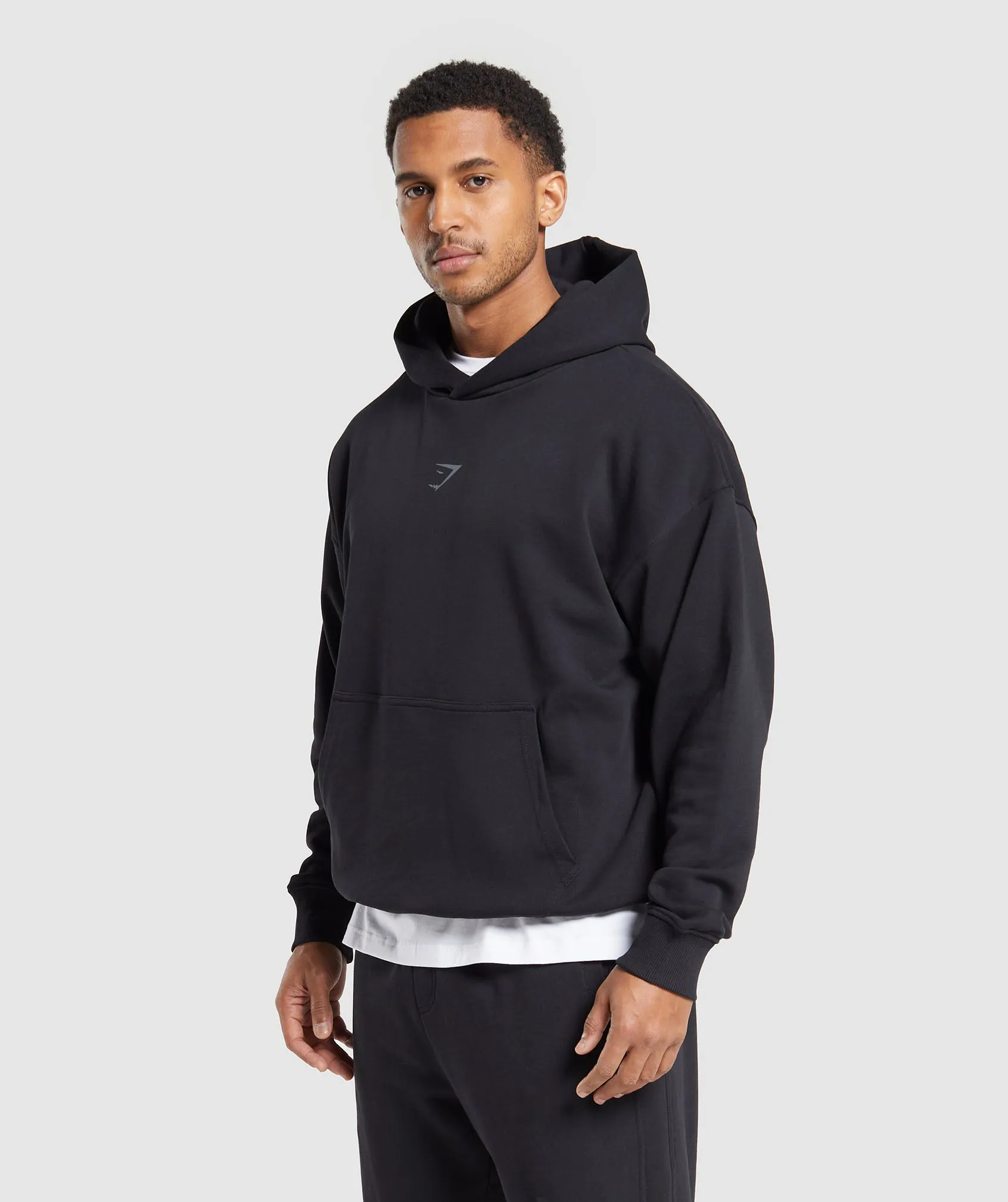 Gymshark Built in the UK Hoodie - Black sold by Gymshark product image thumbnail 3