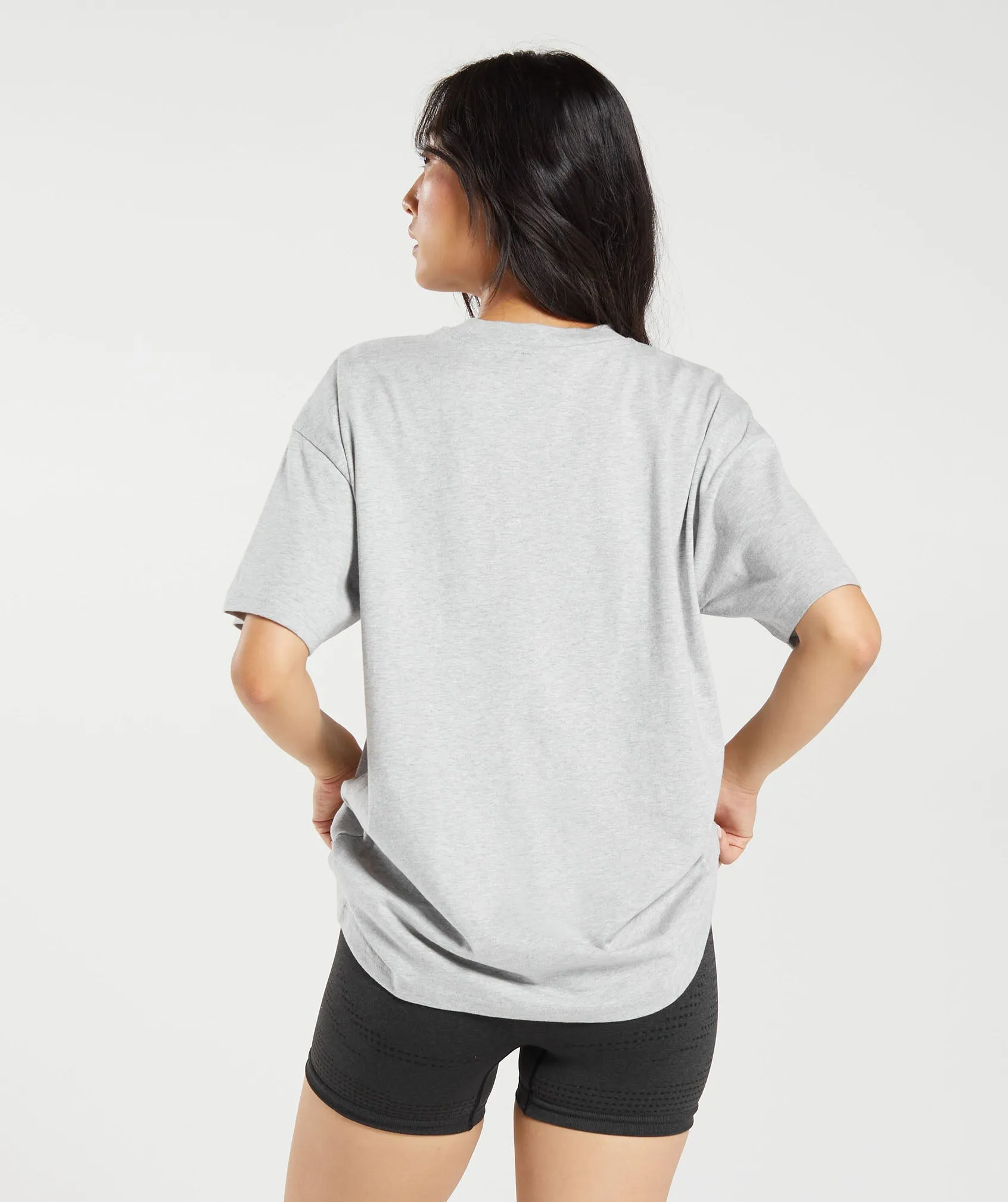 Gymshark Training Oversized T-Shirt - Light Grey Marl sold by Gymshark product image thumbnail 2