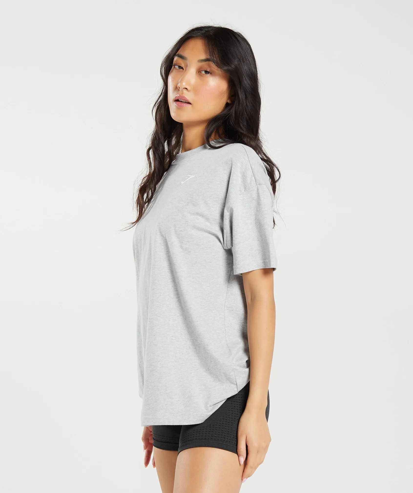 Gymshark Training Oversized T-Shirt - Light Grey Marl sold by Gymshark product image thumbnail 3
