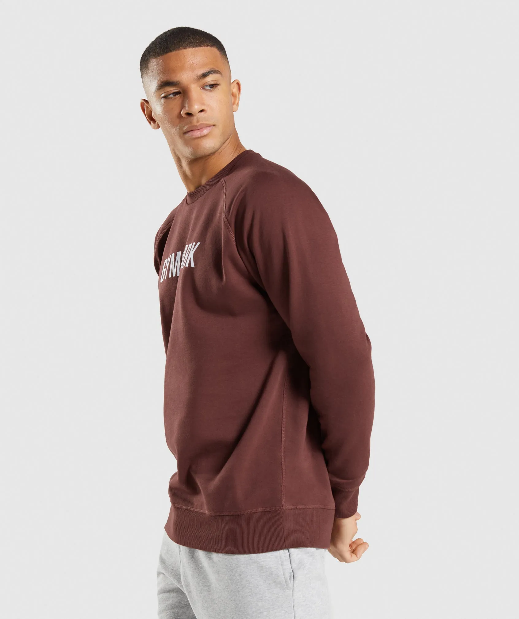 Gymshark Apollo Crew - Cherry Brown sold by Gymshark product image thumbnail 3