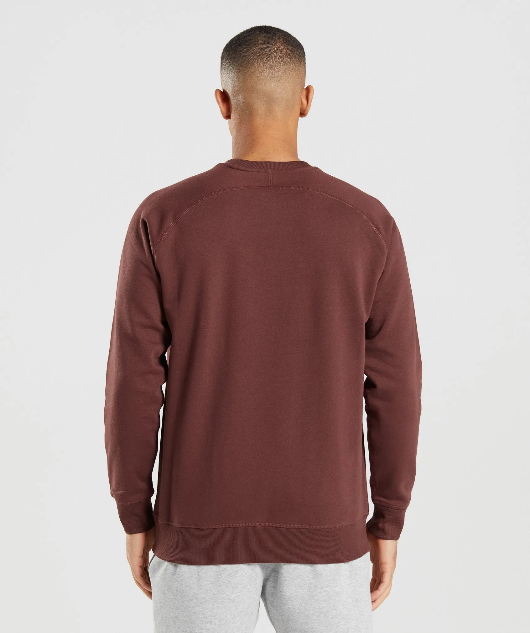Gymshark Apollo Crew - Cherry Brown sold by Gymshark product image thumbnail 2