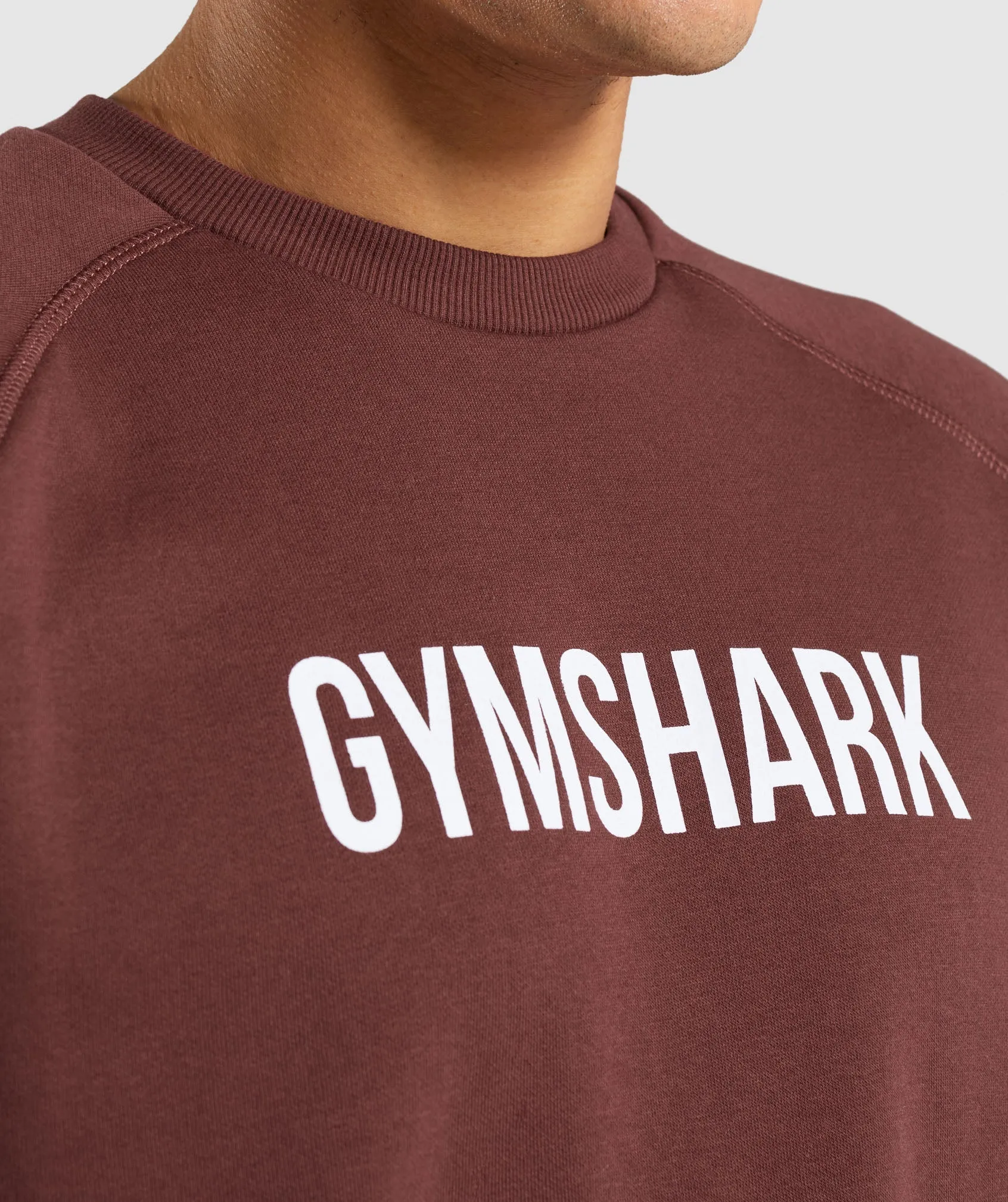 Gymshark Apollo Crew - Cherry Brown sold by Gymshark product image thumbnail 5
