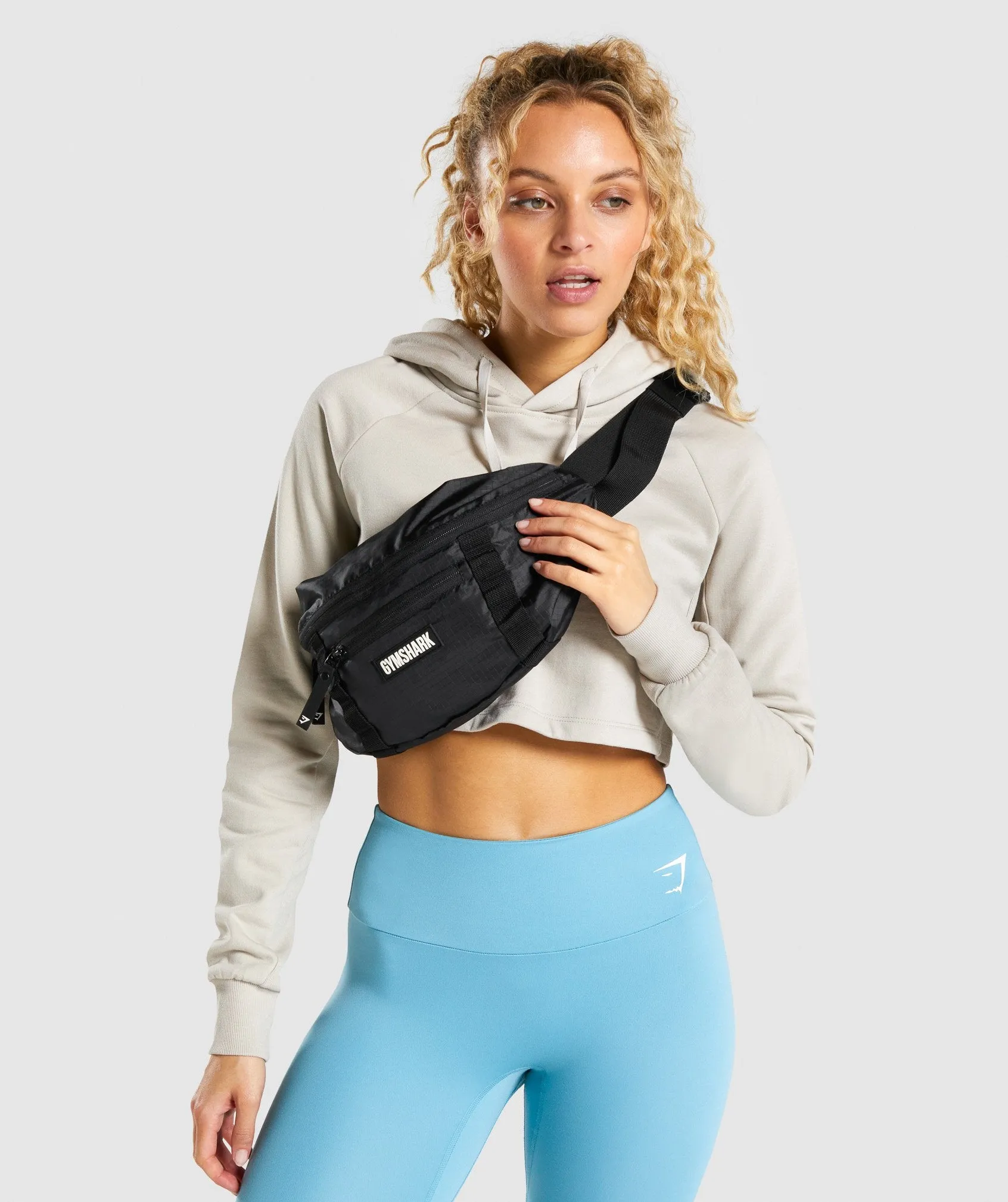 Gymshark GS Cross Body Bag - Black sold by Gymshark product image thumbnail 3