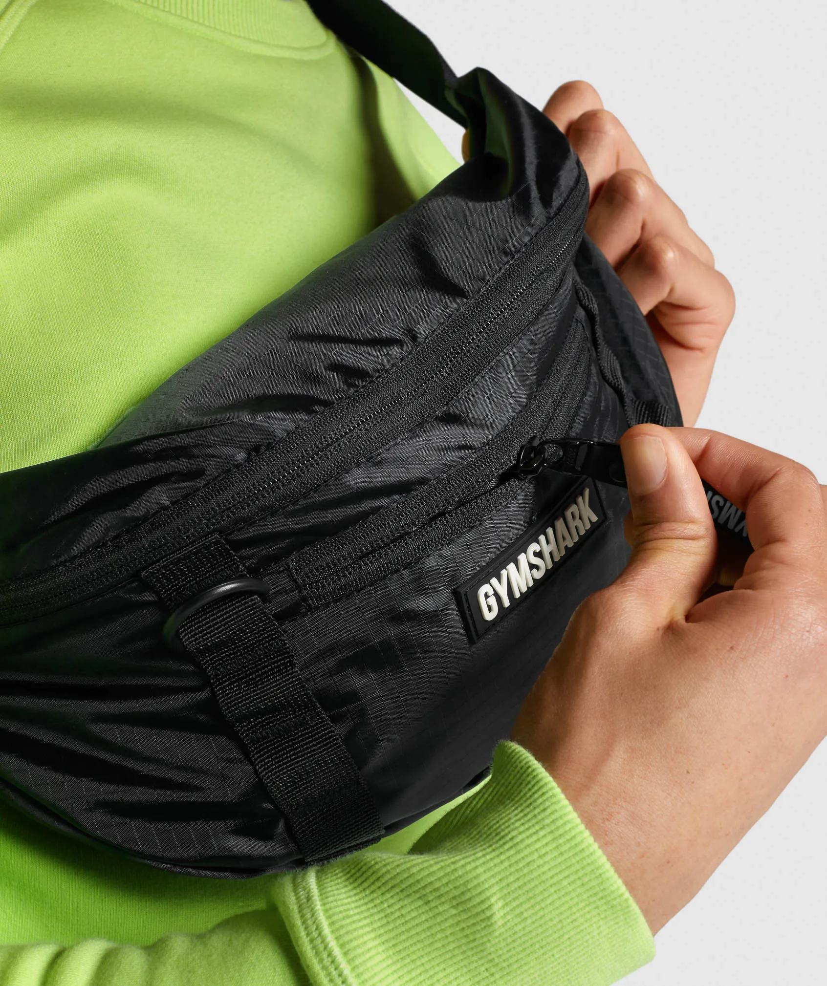 Gymshark GS Cross Body Bag - Black sold by Gymshark