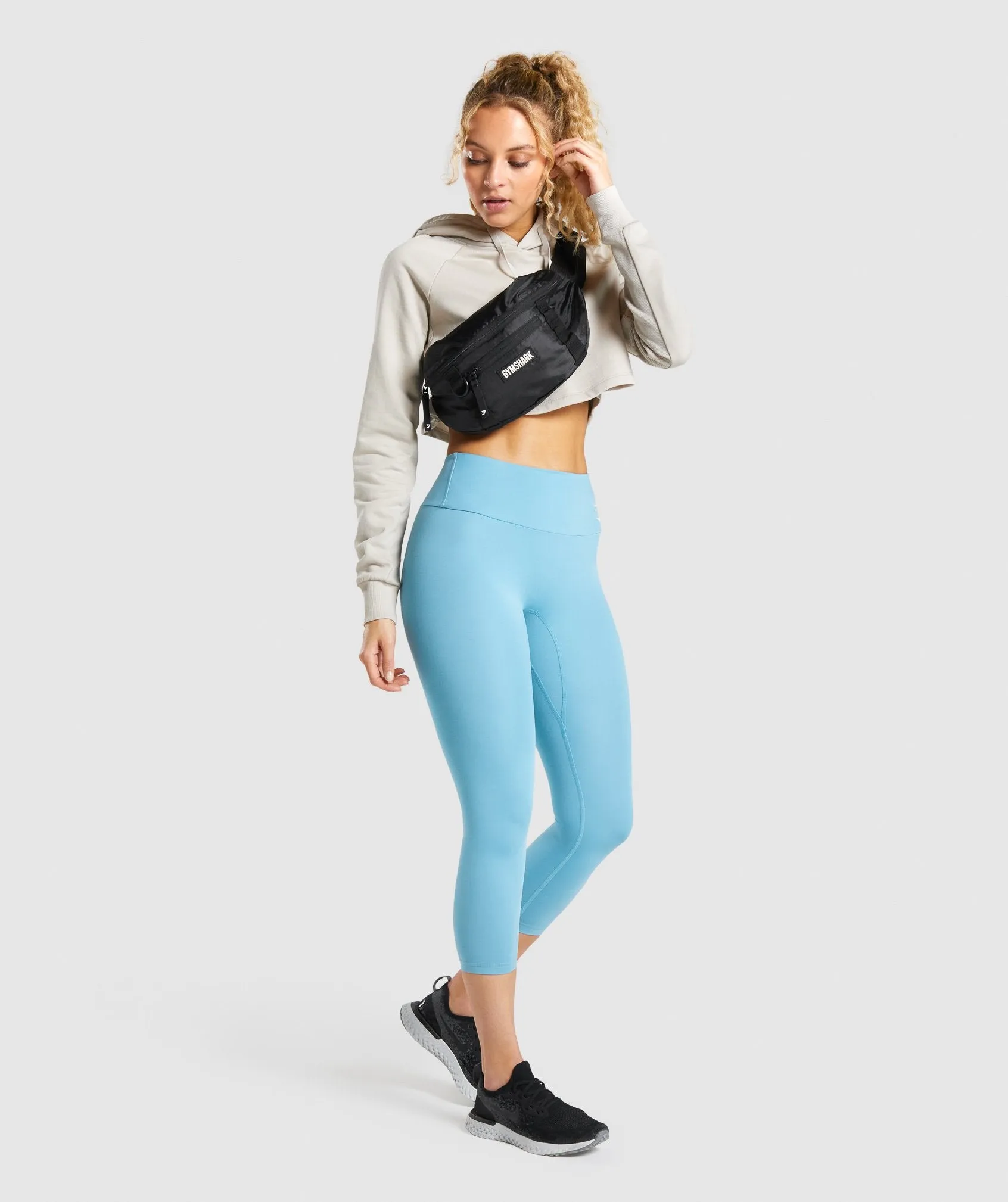 Gymshark GS Cross Body Bag - Black sold by Gymshark product image thumbnail 4