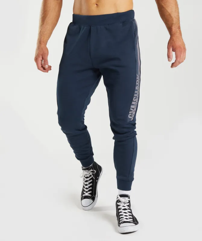 Gymshark Bold React Joggers - Navy sold by Gymshark