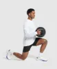 Gymshark Conditioning Goods Long Sleeve T-Shirt - White sold by Gymshark