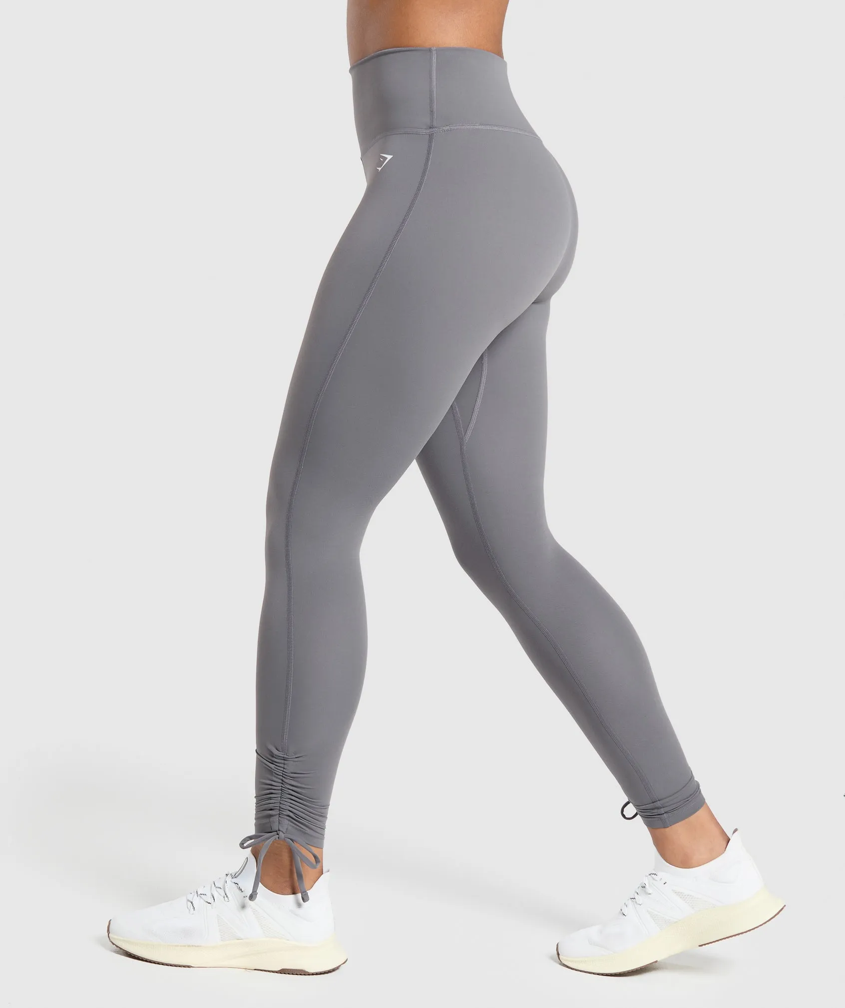Gymshark Ribbon Ankle Legging - Brushed Grey sold by Gymshark product image thumbnail 3