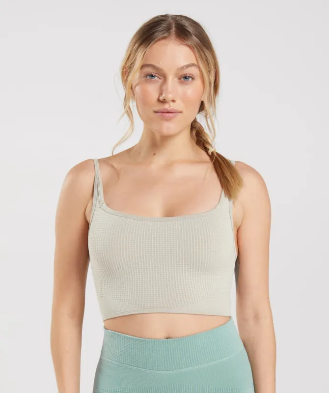 Gymshark Pause Seamless Bralette - Pebble Grey sold by Gymshark