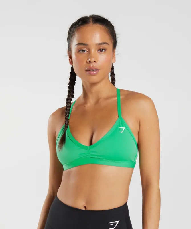 Gymshark Minimal Sports Bra - Tropic Green sold by Gymshark