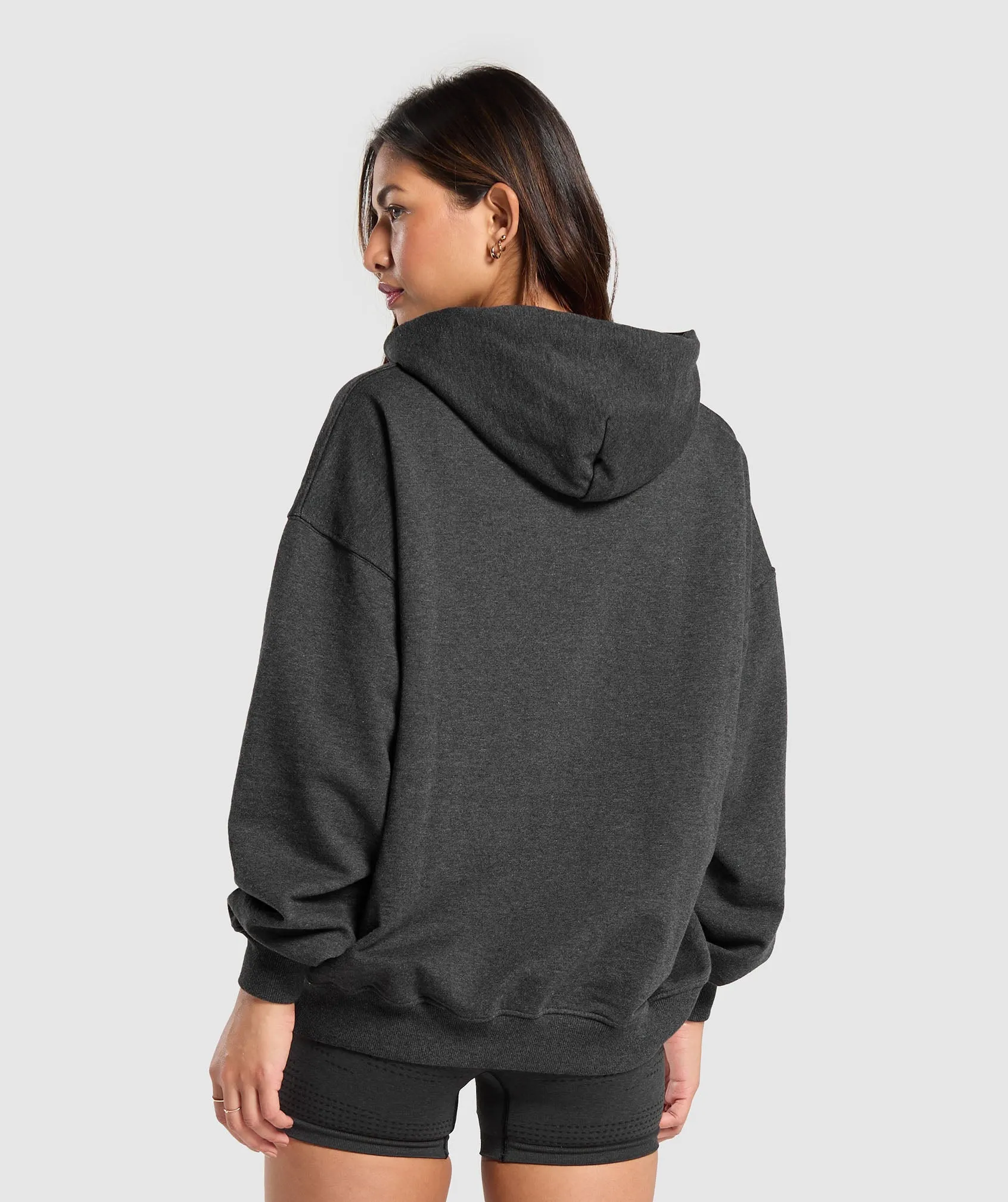 Gymshark Rest Day Sweats Hoodie - Black Marl sold by Gymshark product image thumbnail 2