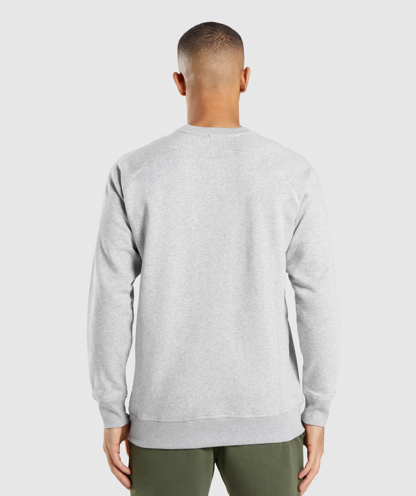 Gymshark Apollo Crew - Light Grey Marl sold by Gymshark product image thumbnail 2
