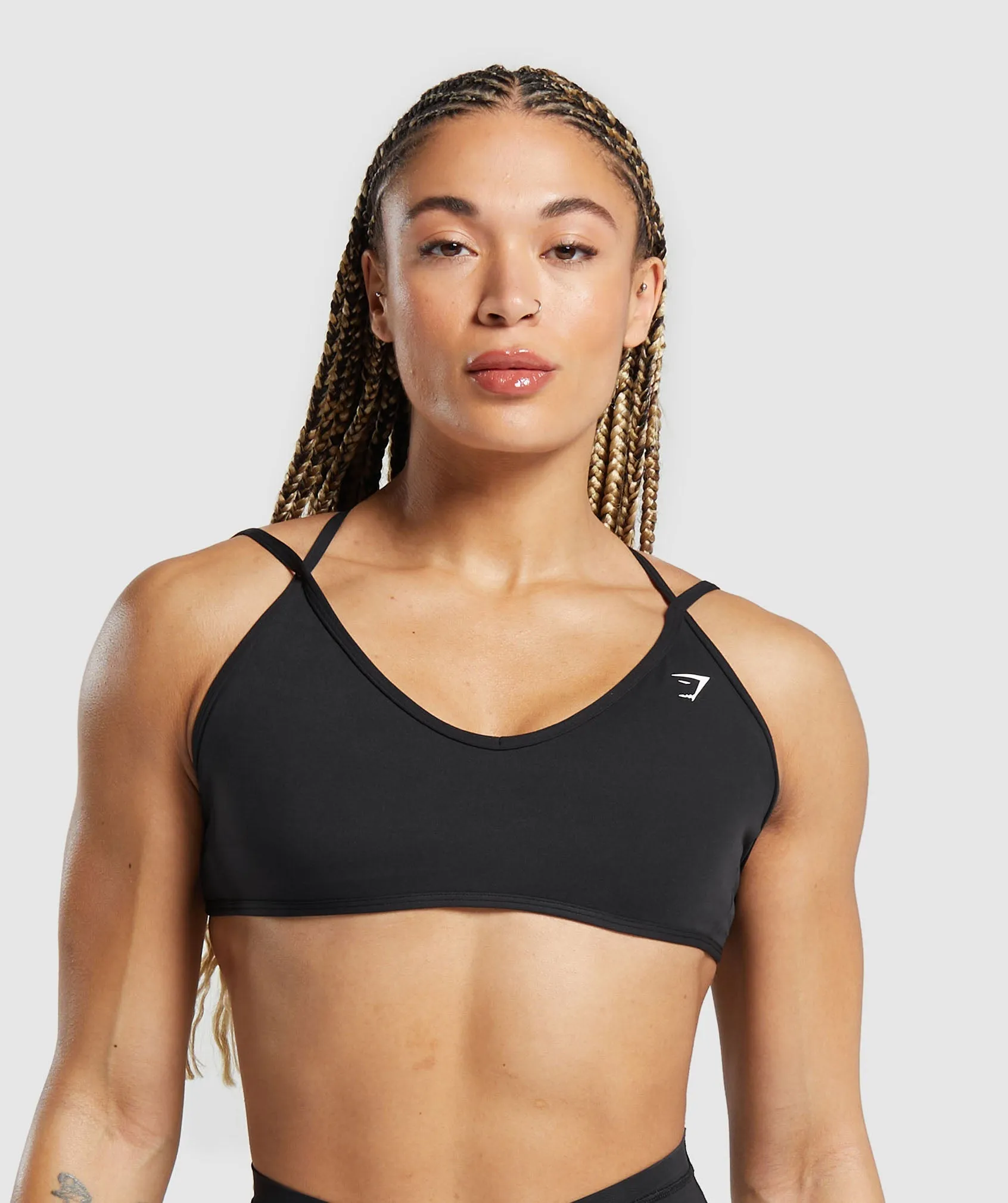 Gymshark Back Gains Sports Bra - Black sold by Gymshark product image thumbnail 2