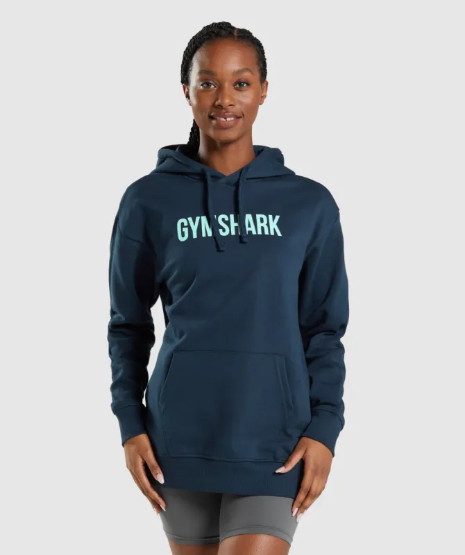 Gymshark Apollo Oversized Hoodie - Navy sold by Gymshark