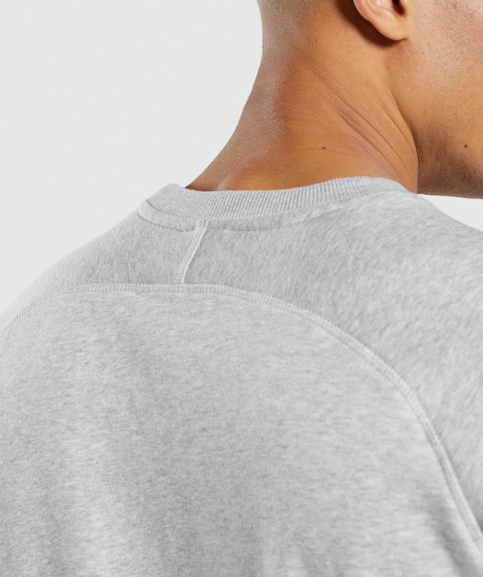 Gymshark Apollo Crew - Light Grey Marl sold by Gymshark product image thumbnail 4