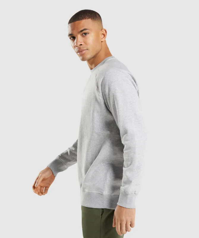 Gymshark Apollo Crew - Light Grey Marl sold by Gymshark