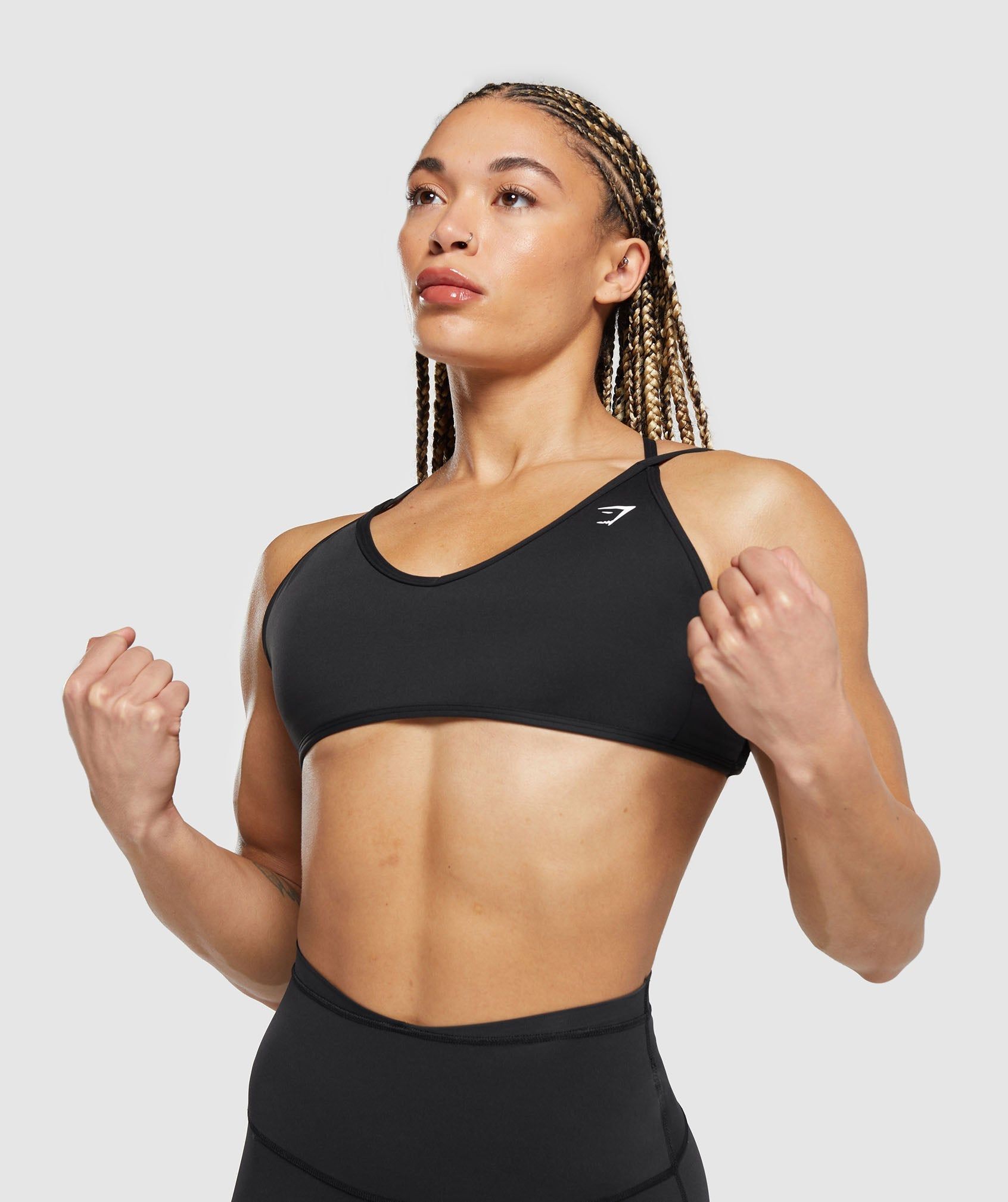 Gymshark Back Gain Sports Bra - Black sold by Gymshark product image thumbnail 4