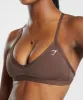 Gymshark Minimal Sports Bra - Penny Brown sold by Gymshark