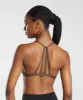 Gymshark Minimal Sports Bra - Penny Brown sold by Gymshark