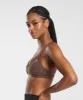 Gymshark Minimal Sports Bra - Penny Brown sold by Gymshark