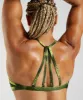 GS Power Minimal Sports Bra - Moss Olive Print sold by Gymshark
