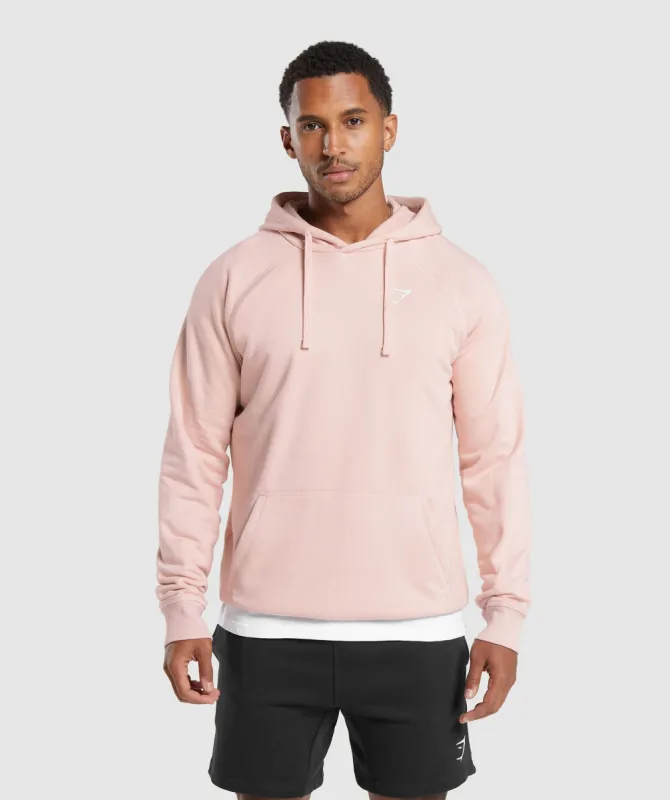 Gymshark Crest Hoodie - Misty Pink sold by Gymshark