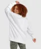 Gymshark Reset Unisex Crew Sweatshirt - White sold by Gymshark