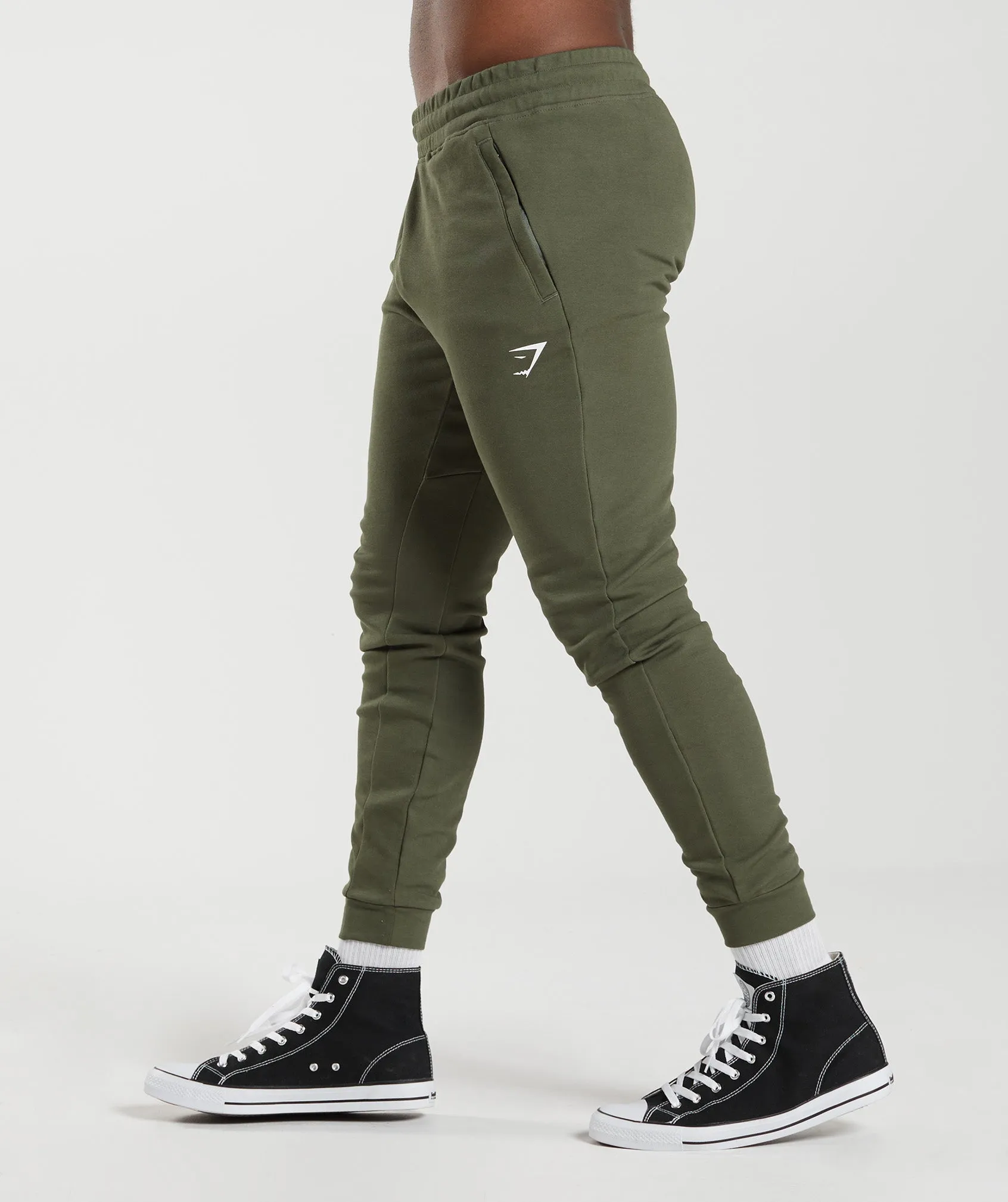 Gymshark React Joggers - Core Olive sold by Gymshark product image thumbnail 3