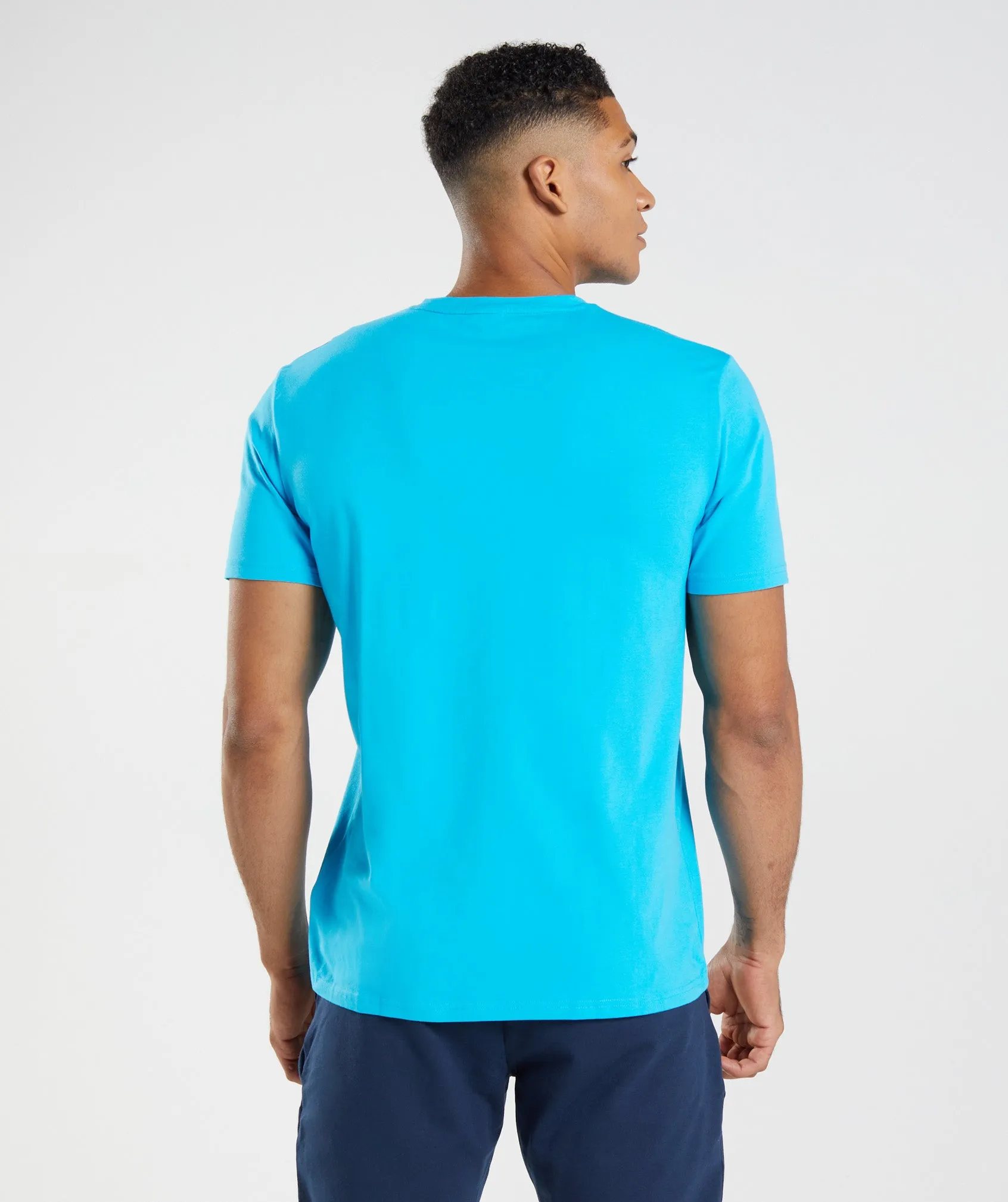 Gymshark Block T-Shirt - Shark Blue sold by Gymshark product image thumbnail 2