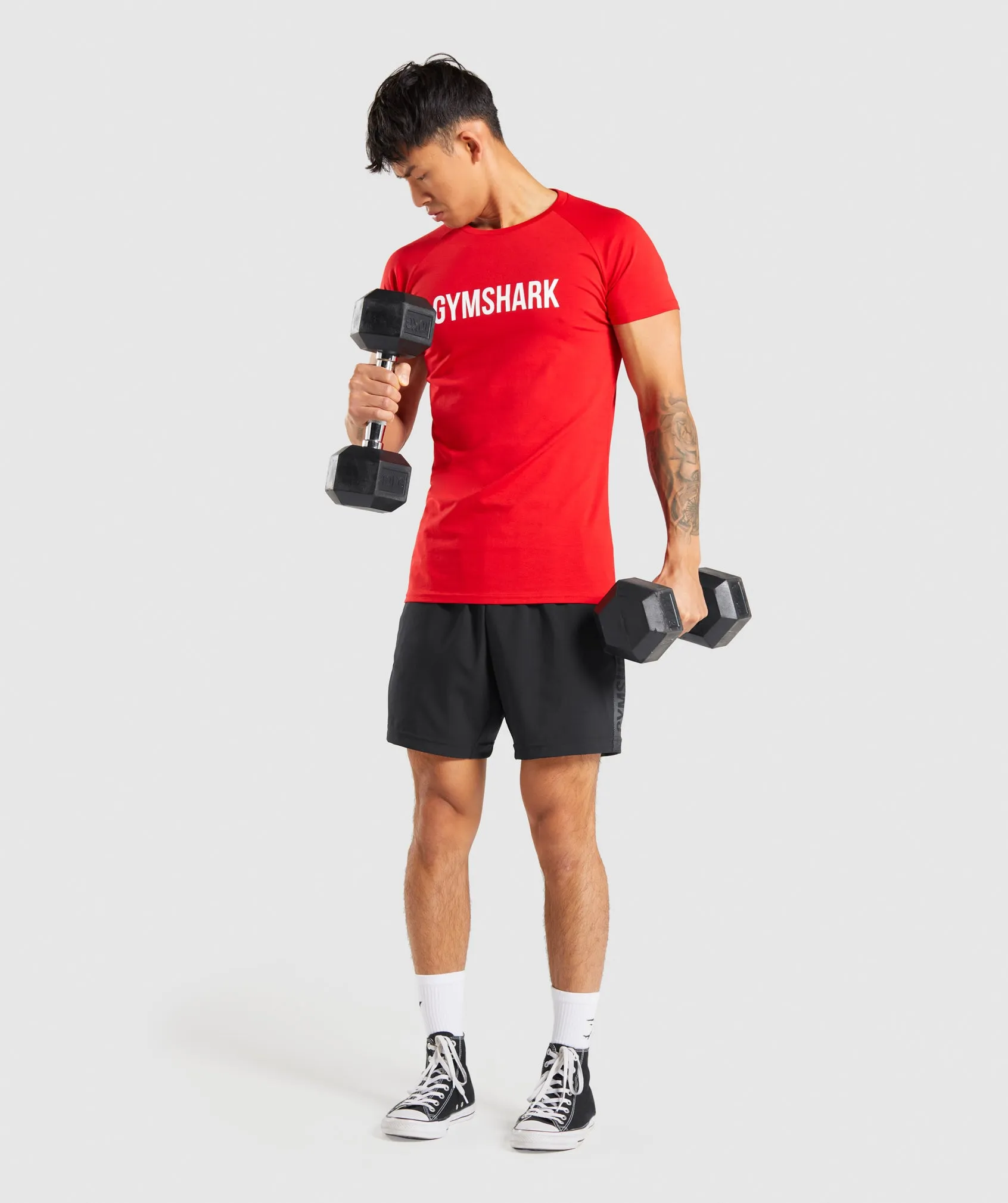 Gymshark Apollo T-Shirt - Red sold by Gymshark product image thumbnail 4