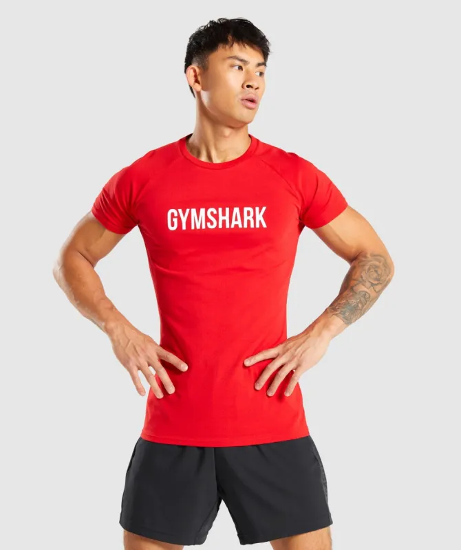 Gymshark Apollo T-Shirt - Red sold by Gymshark
