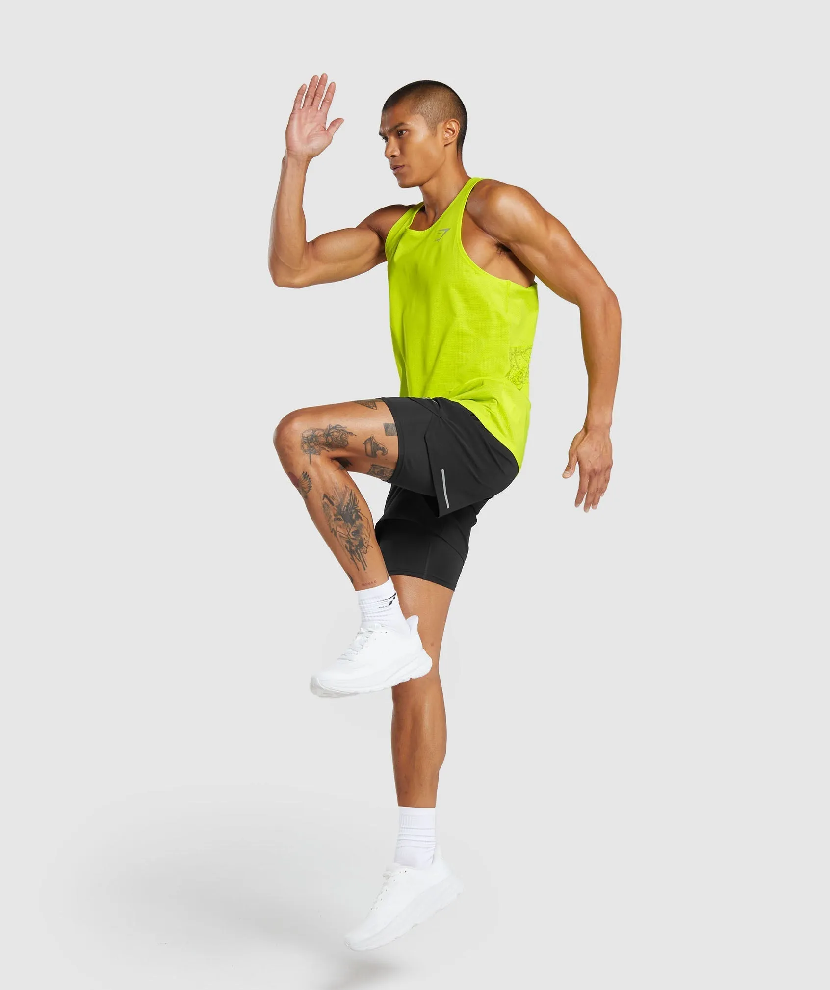 Gymshark Speed Tank - Fluo Speed Green sold by Gymshark product image thumbnail 5