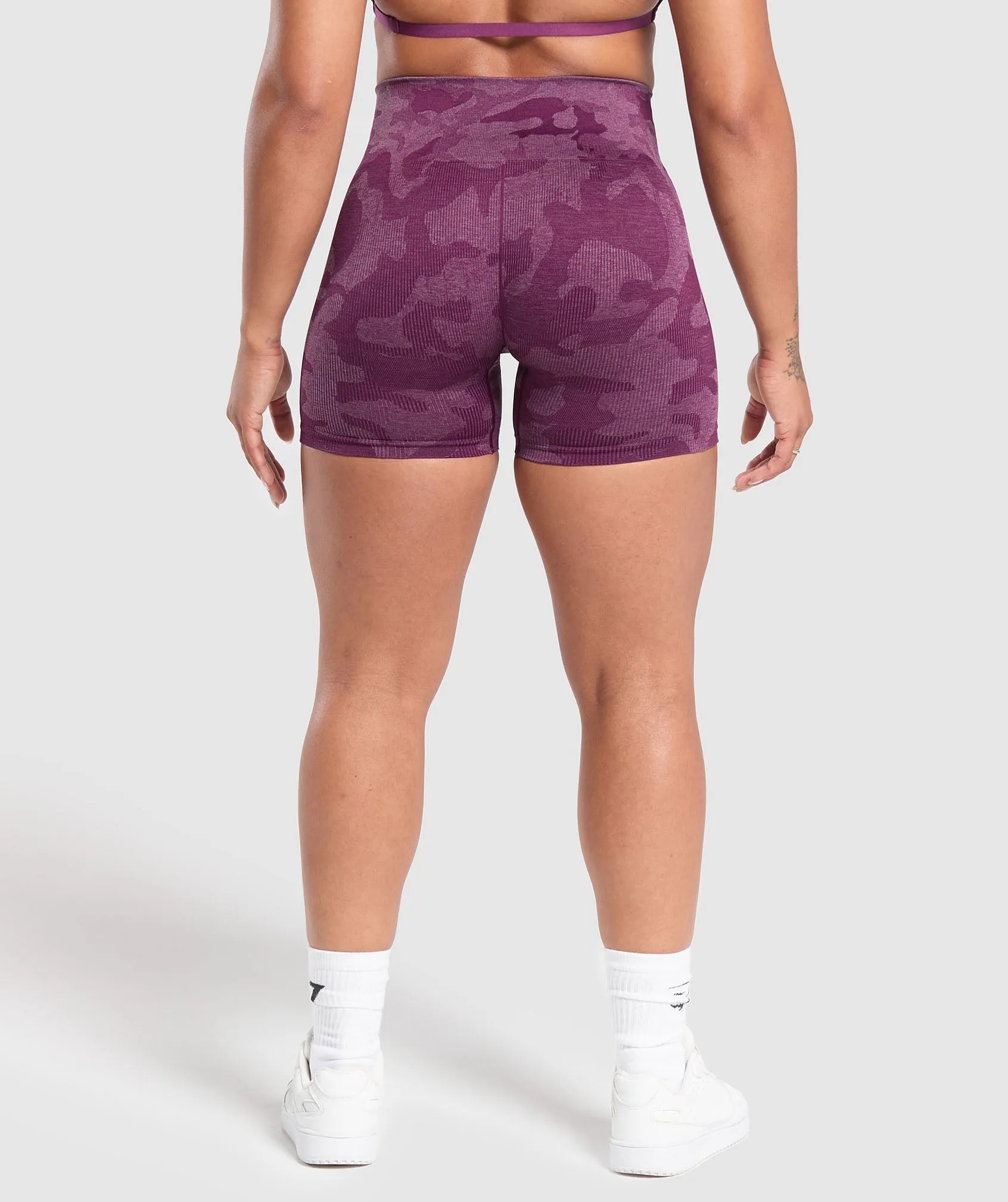 Gymshark Adapt Camo Seamless Shorts- Magenta Purple/ Soft Purple sold by Gymshark product image thumbnail 2
