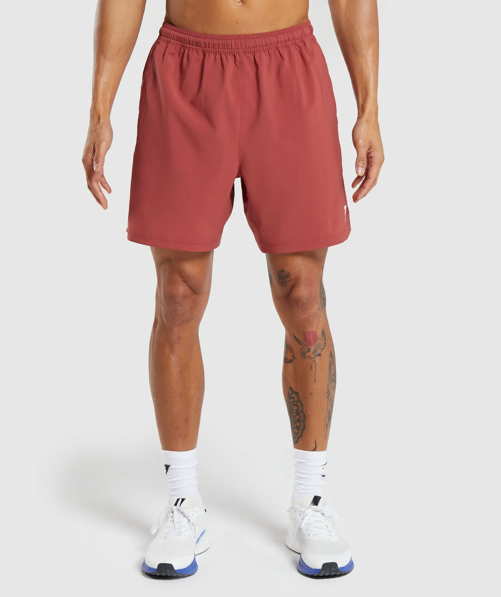 Gymshark Strike Shorts - Rust Red sold by Gymshark product image thumbnail 2