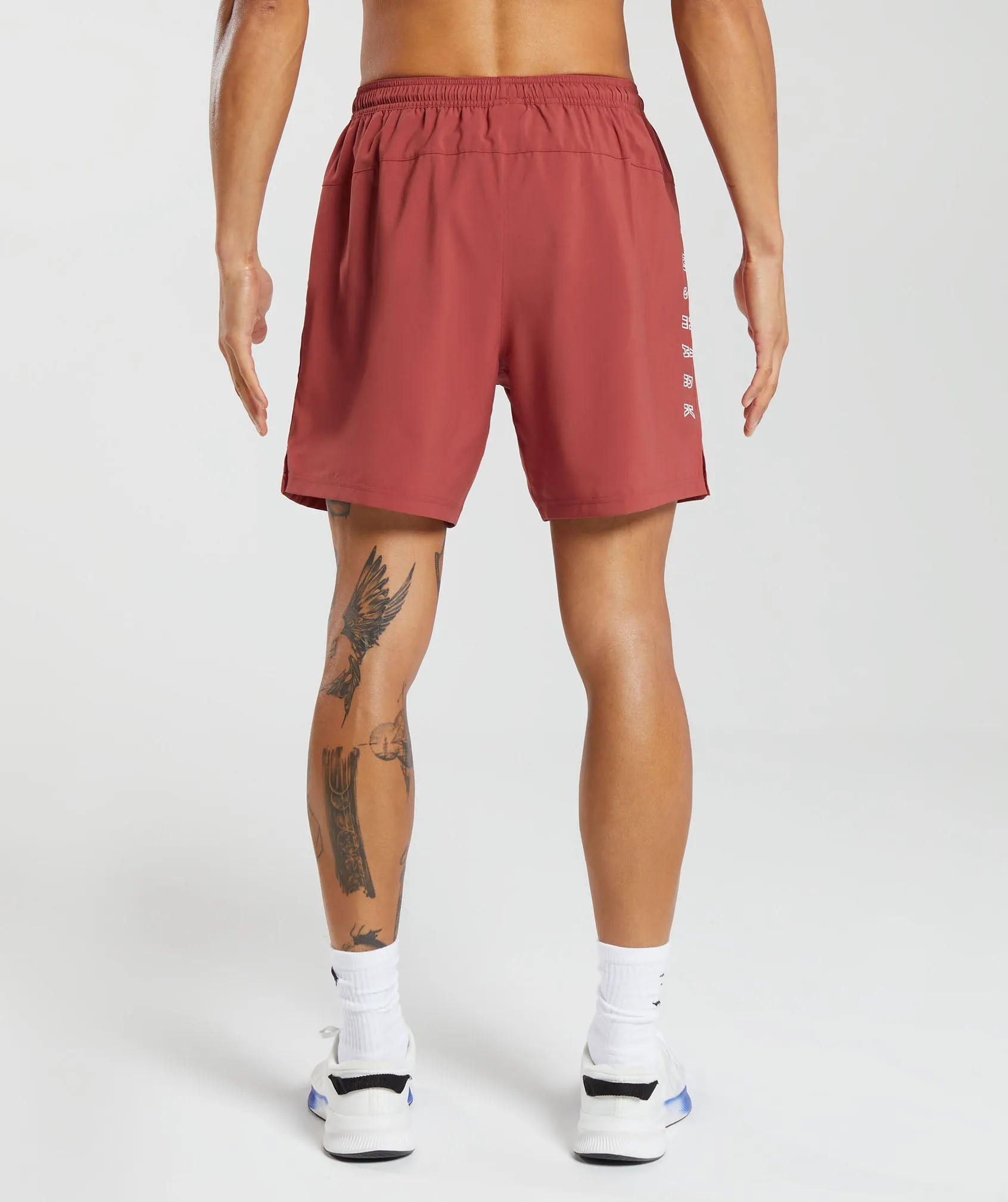 Gymshark Strike Shorts - Rust Red sold by Gymshark product image thumbnail 3