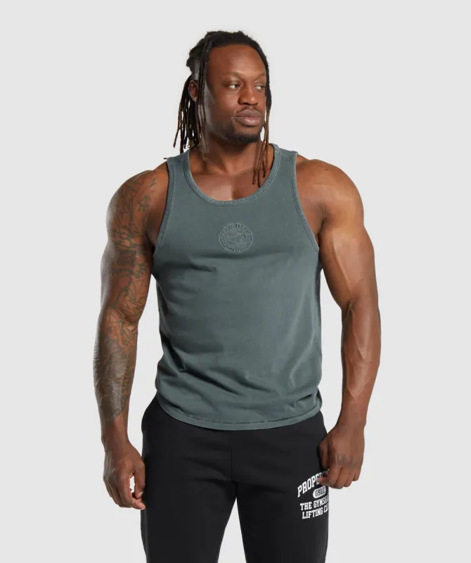 Gymshark Premium Legacy Tank - Cargo Teal sold by Gymshark