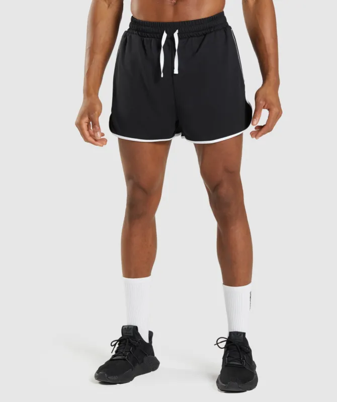 Gymshark Recess 3" Shorts - Black/White sold by Gymshark