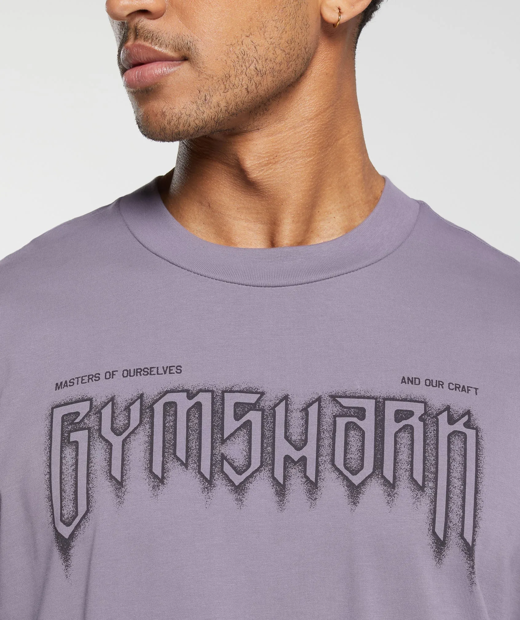 Gymshark Masters of Our Craft Long Sleeve T-Shirt - Fog Purple sold by Gymshark product image thumbnail 5