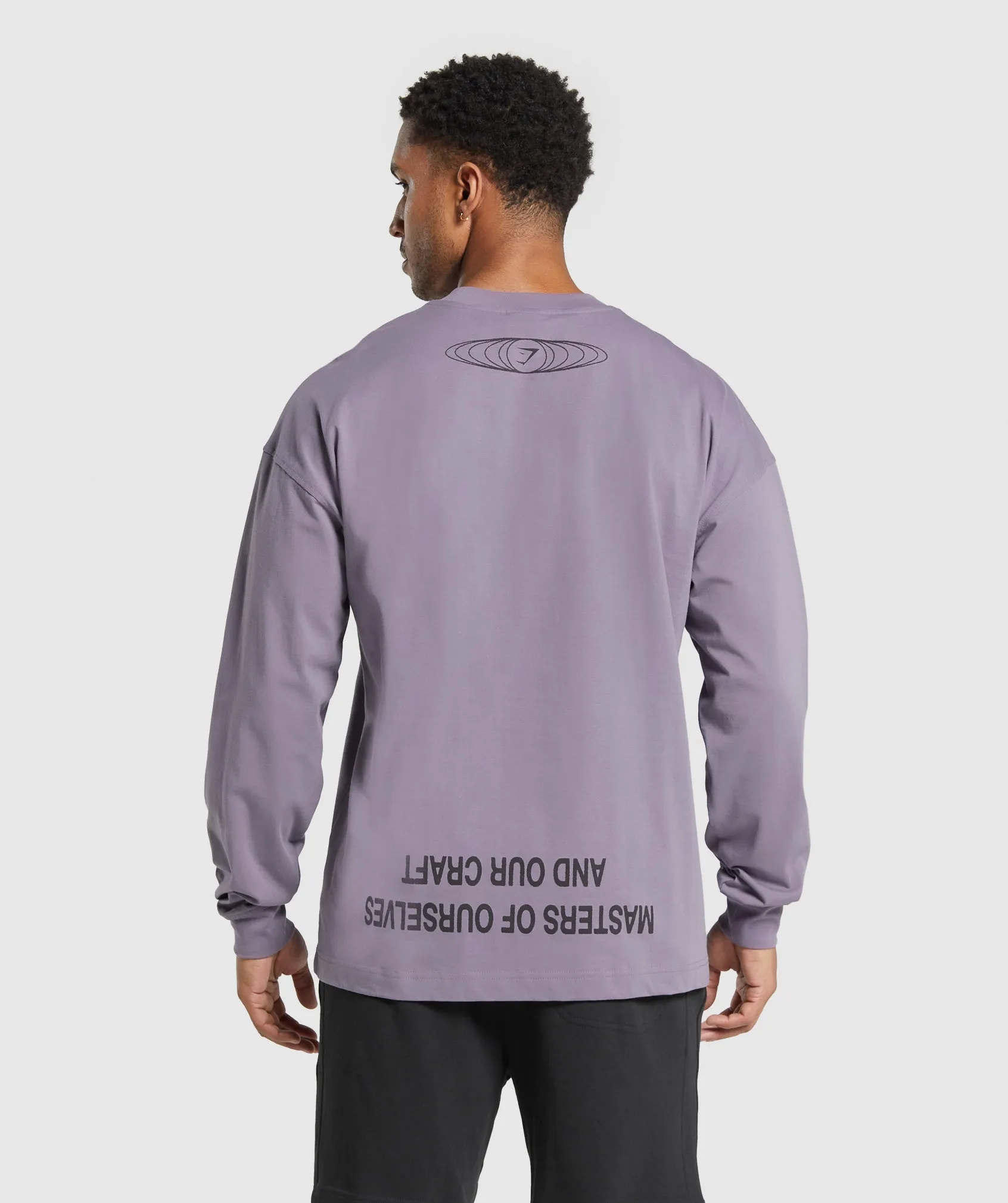 Gymshark Masters of Our Craft Long Sleeve T-Shirt - Fog Purple sold by Gymshark product image thumbnail 2