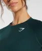Gymshark Vital Seamless 2.0 Light T-Shirt - Deep Teal Marl sold by Gymshark