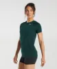 Gymshark Vital Seamless 2.0 Light T-Shirt - Deep Teal Marl sold by Gymshark