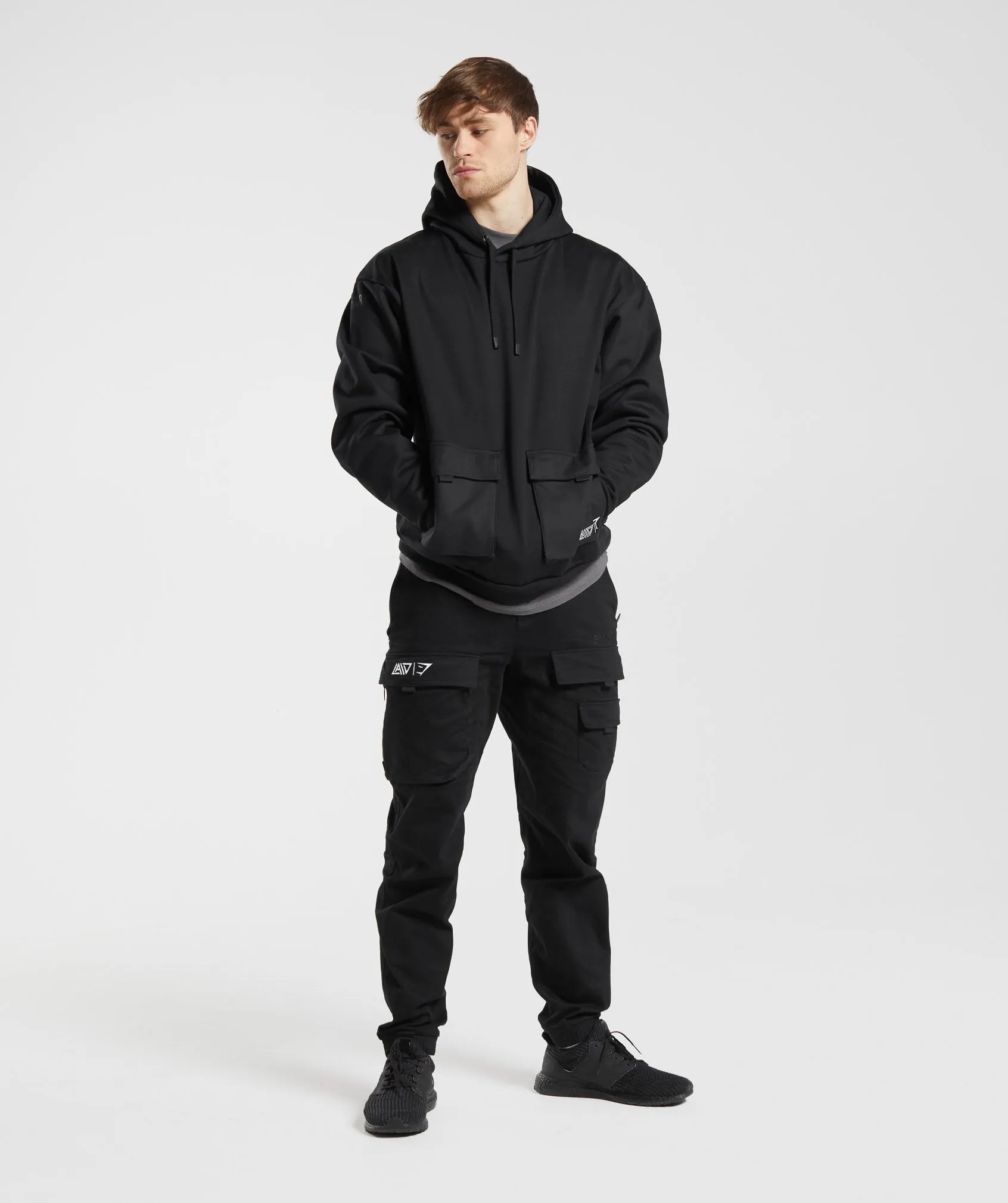 GS x David Laid Hoodie - Black sold by Gymshark product image thumbnail 4